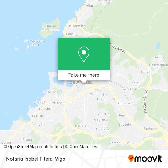 Notaria Isabel Fitera map