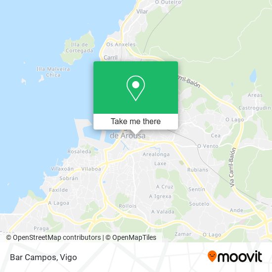 Bar Campos map