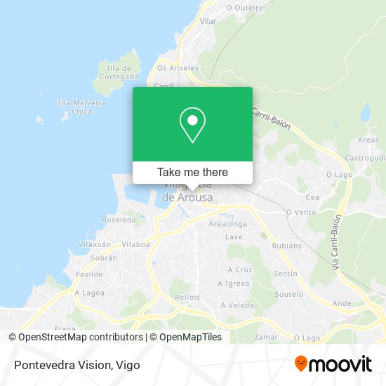 mapa Pontevedra Vision