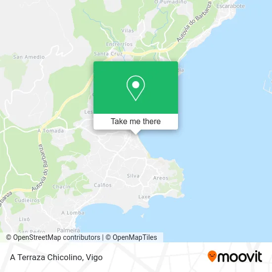 A Terraza Chicolino map