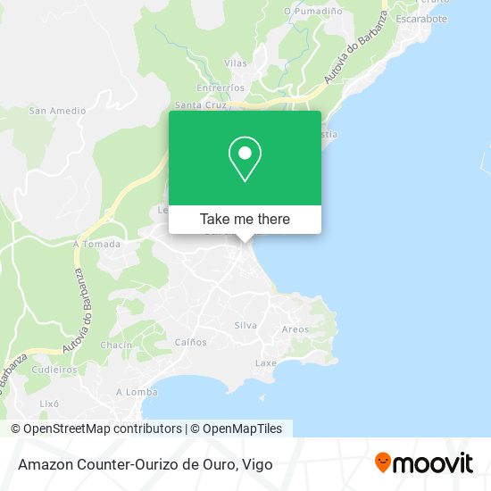 mapa Amazon Counter-Ourizo de Ouro