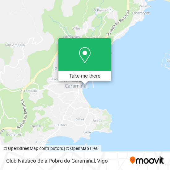 Club Náutico de a Pobra do Caramiñal map