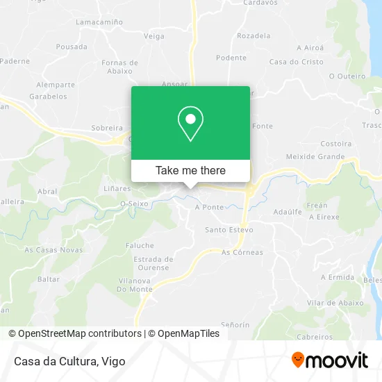 Casa da Cultura map