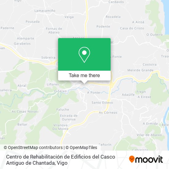 Centro de Rehabilitación de Edificios del Casco Antiguo de Chantada map