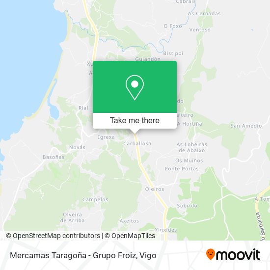 Mercamas Taragoña - Grupo Froiz map