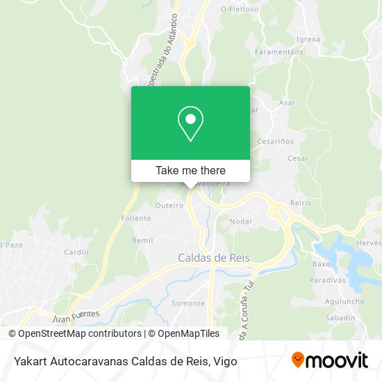 Yakart Autocaravanas Caldas de Reis map