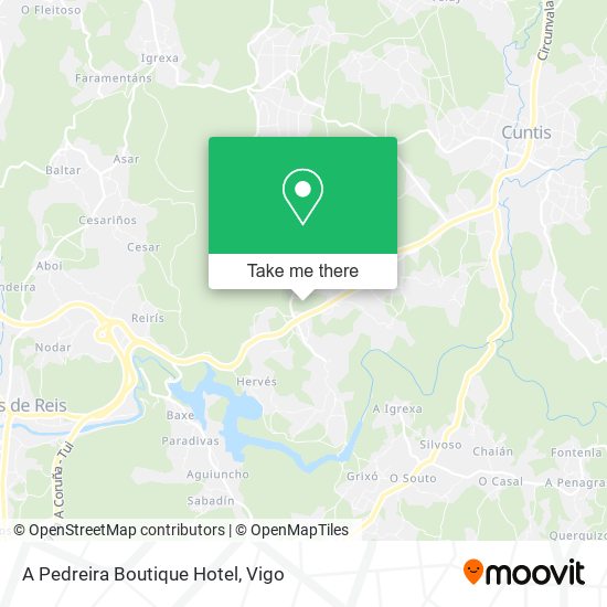 A Pedreira Boutique Hotel map