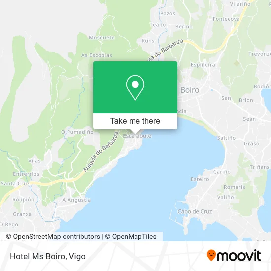 Hotel Ms Boiro map