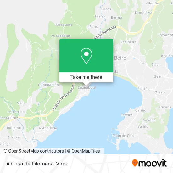 A Casa de Filomena map