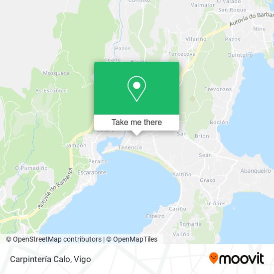 Carpintería Calo map