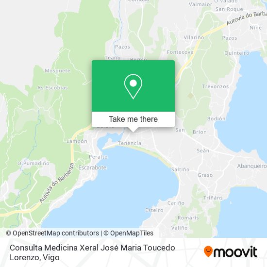Consulta Medicina Xeral José Maria Toucedo Lorenzo map