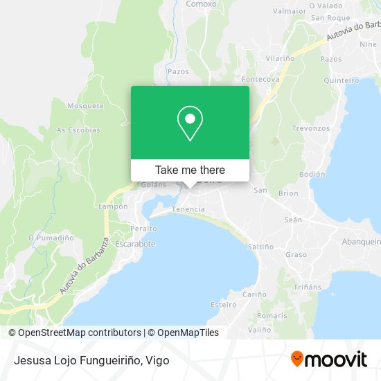 Jesusa Lojo Fungueiriño map