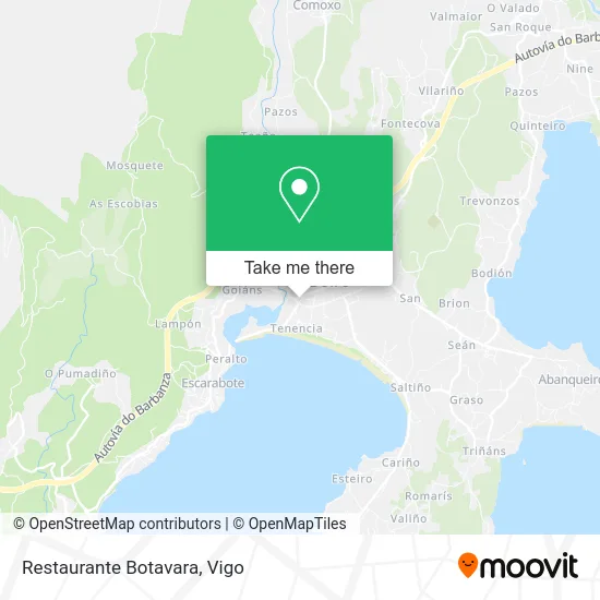 Restaurante Botavara map