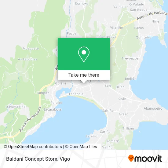 Baldani Concept Store map