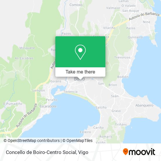 Concello de Boiro-Centro Social map