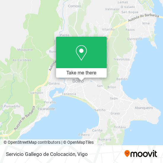 Servicio Gallego de Colocación map