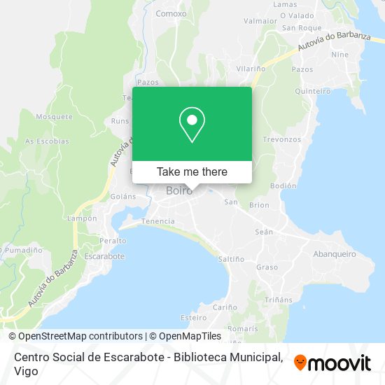 Centro Social de Escarabote - Biblioteca Municipal map