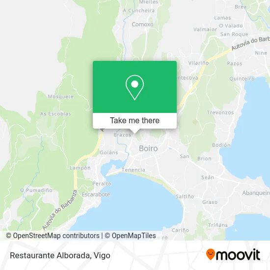 Restaurante Alborada map