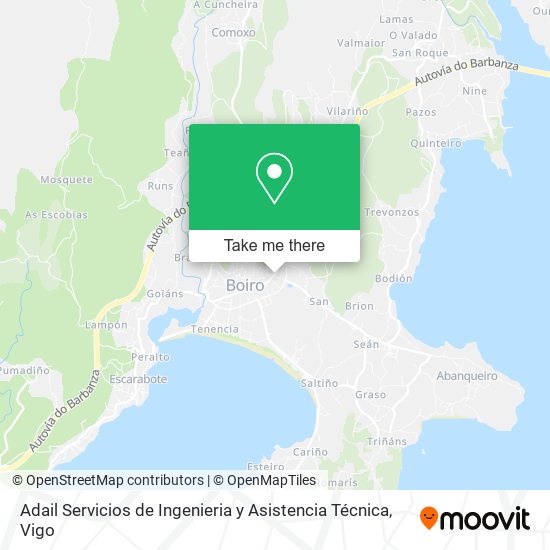 Adail Servicios de Ingenieria y Asistencia Técnica map