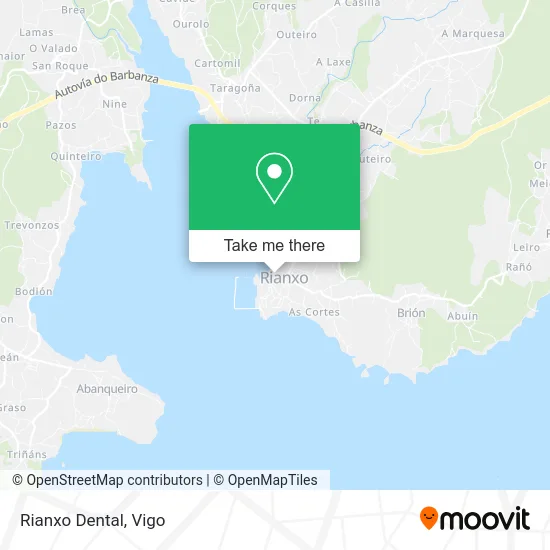Rianxo Dental map