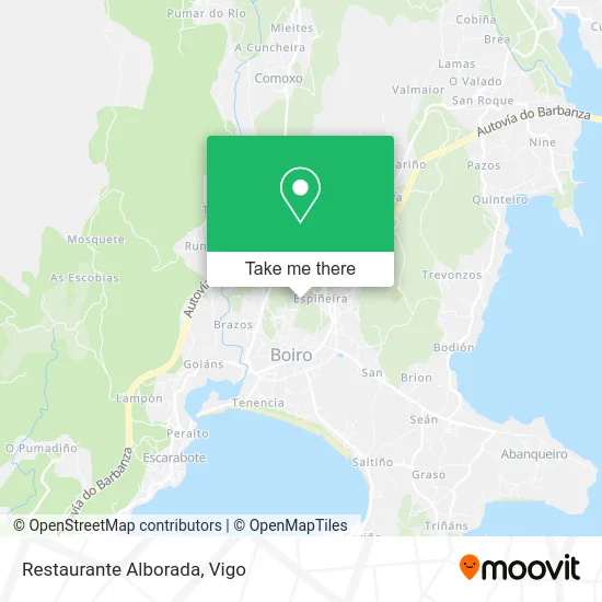 Restaurante Alborada map