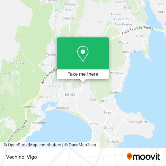 Vechino map