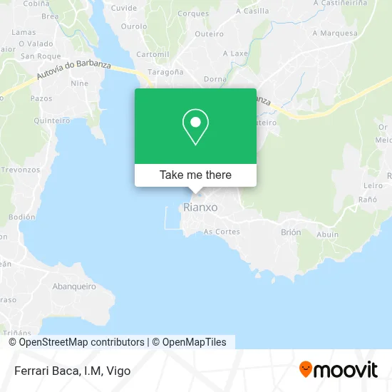 Ferrari Baca, l.M map