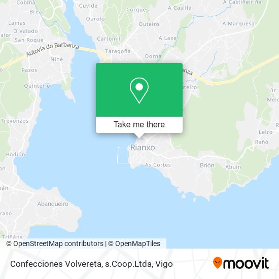 Confecciones Volvereta, s.Coop.Ltda map
