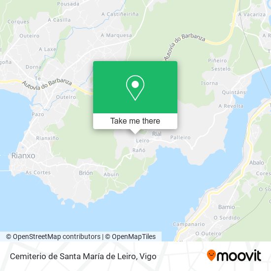 Cemiterio de Santa María de Leiro map