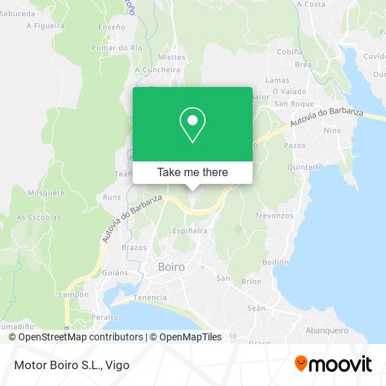 Motor Boiro S.L. map