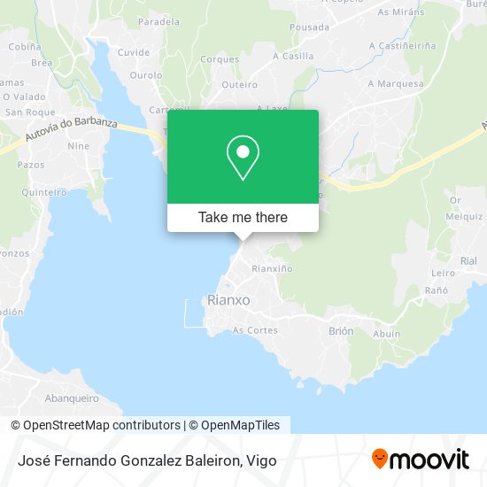 José Fernando Gonzalez Baleiron map