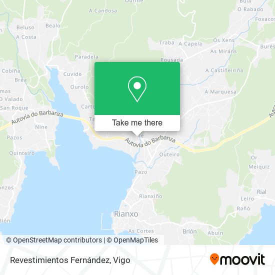 Revestimientos Fernández map