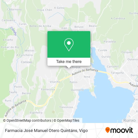 Farmacia José Manuel Otero Quintáns map