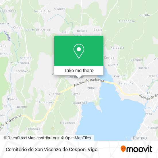 Cemiterio de San Vicenzo de Cespón map