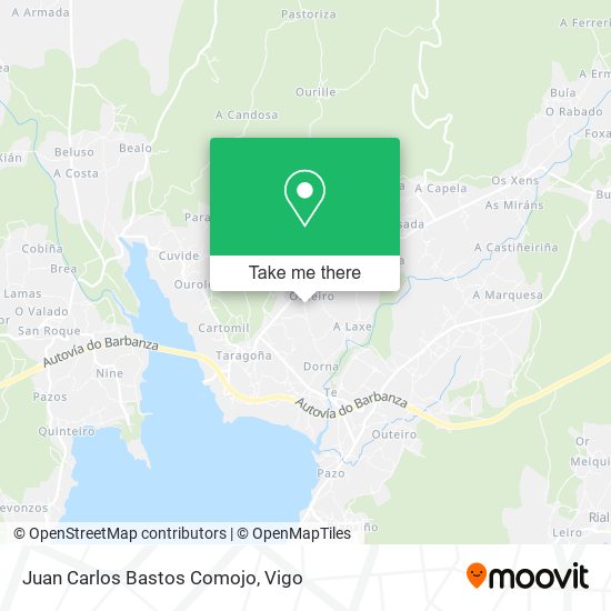 Juan Carlos Bastos Comojo map