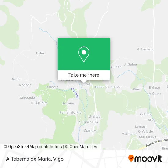 A Taberna de Maria map