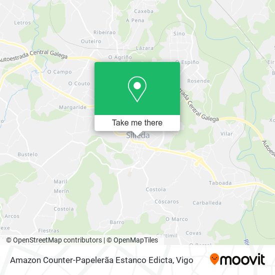 Amazon Counter-Papelerãa Estanco Edicta map