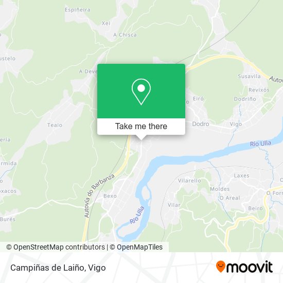 Campiñas de Laiño map