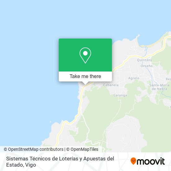 Sistemas Técnicos de Loterías y Apuestas del Estado map