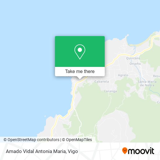 Amado Vidal Antonia Maria map