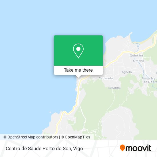 Centro de Saúde Porto do Son map