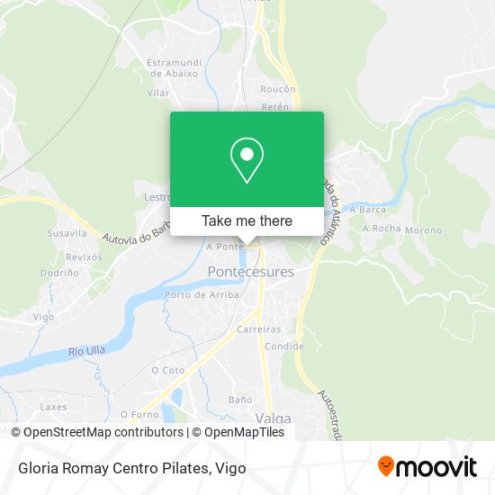 Gloria Romay Centro Pilates map