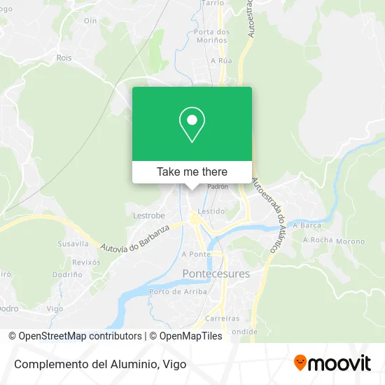 Complemento del Aluminio map