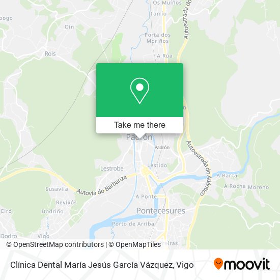 mapa Clínica Dental María Jesús García Vázquez