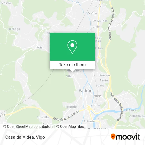 Casa da Aldea map