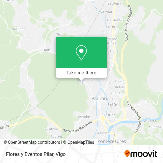 Flores y Eventos Pilar map