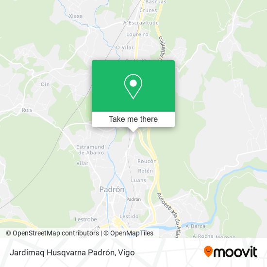 Jardimaq Husqvarna Padrón map