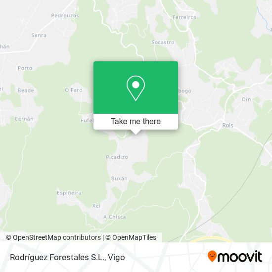 Rodríguez Forestales S.L. map
