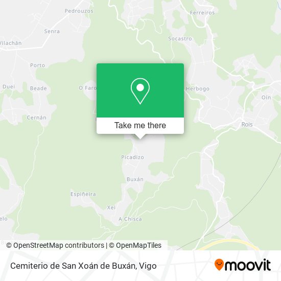 Cemiterio de San Xoán de Buxán map