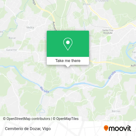 Cemiterio de Dozar map